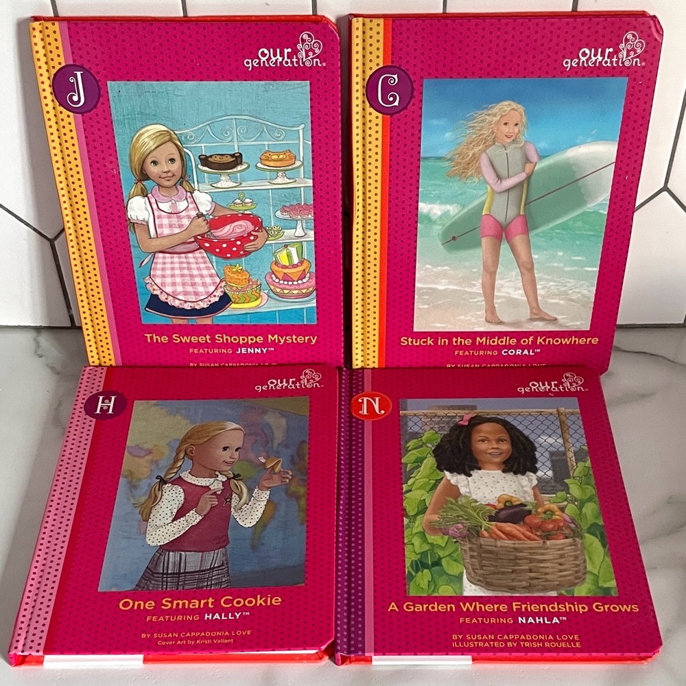 Set of 4 Our Generation Story Books